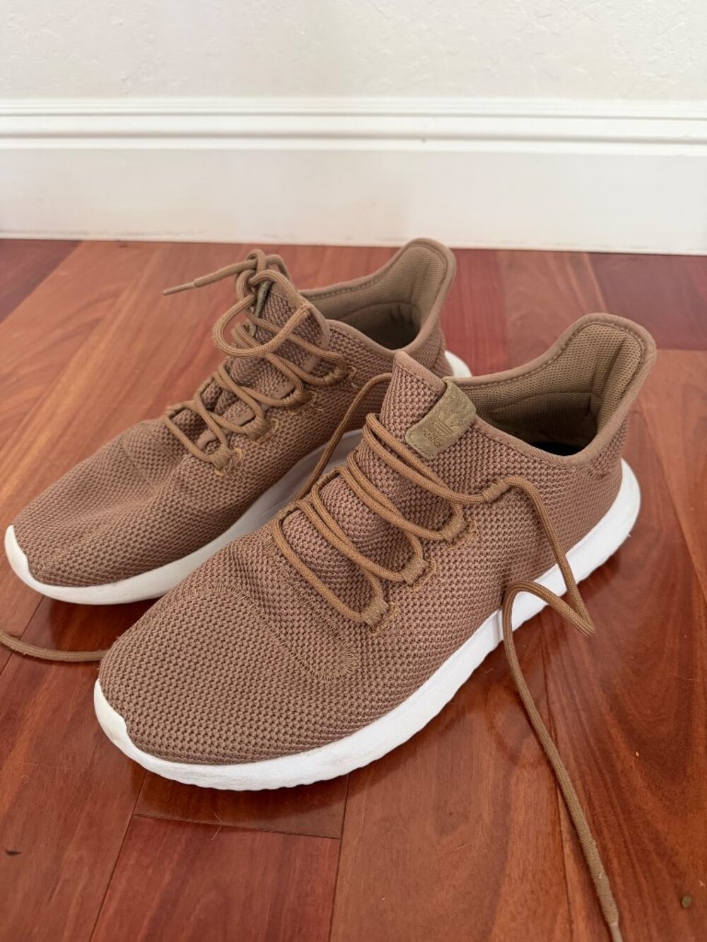 Adidas Tubular Knit Sneakers - Brown/Tan